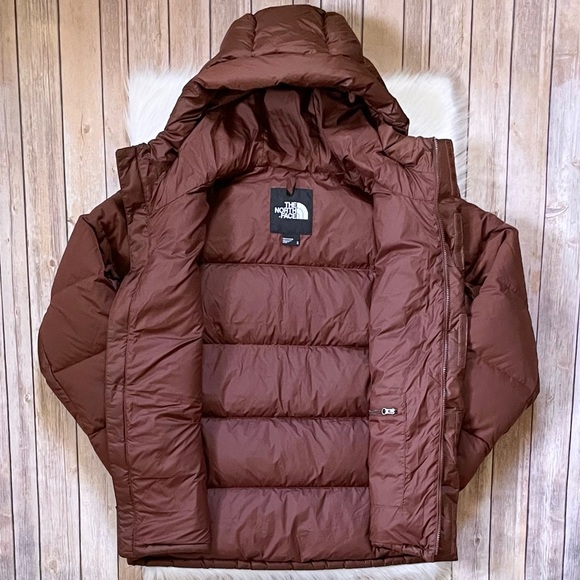 The North Face Men’s HMLYN Down Parka In Dark Oak - Picture 5 of 9